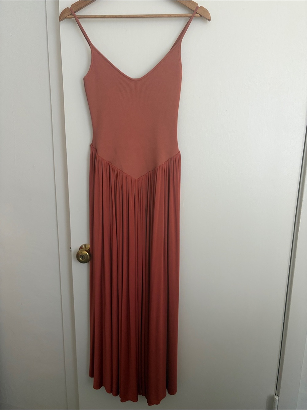 A.L.C. Rust Midi Slip Dress